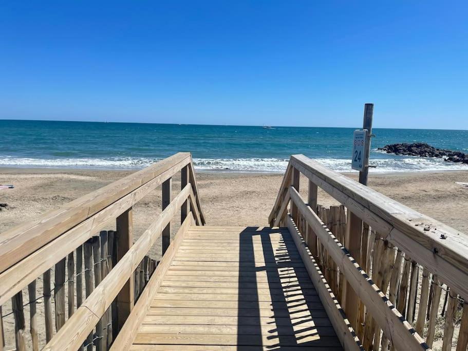 Appart Frontignan Sur La Plage, Piscine, Wifi, Tv, Netflix Extérieur photo